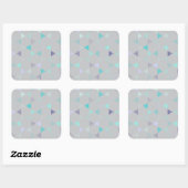 Sticker Carré Étoile (Feuille)