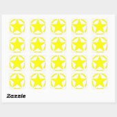 Sticker Carré étoile armée (Feuille)