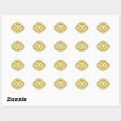 Sticker Carré Étoile de David