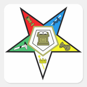 Sticker Carré Étoile orientale