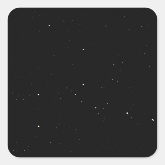 Sticker Carré Étoiles (Devant)