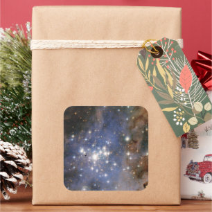 Sticker Carré Étoiles de diamant en Carina Nebula Hubble Space