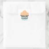 Sticker Carré Etre 50 est Sweet T-shirts et cadeaux (Sac)