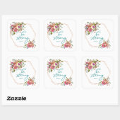 Sticker Carré Être fort (Feuille)