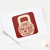 Sticker Carré Être fort (Enveloppe)