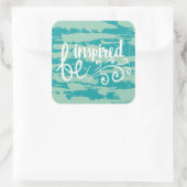 Sticker Carré Être inspiré (Sac)