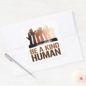 Sticker Carré Être un être humain (Enveloppe)