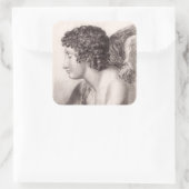 Sticker Carré Étude d'un ange (vers 1819-1881) (Sac)