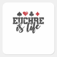 Euchre est la vie Kartenspiel Spielkarten