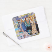 Sticker Carré Eugene Grasset - Panneau décoratif Harmony (Enveloppe)