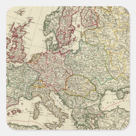 Sticker Carré Europe (Devant)