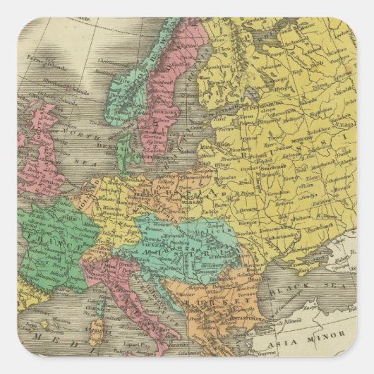 Sticker Carré Europe 2 (Devant)