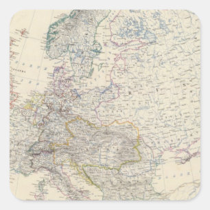 Sticker Carré Europe 2