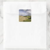 Sticker Carré Europe, Angleterre, Northumberland. Hadrien (Sac)