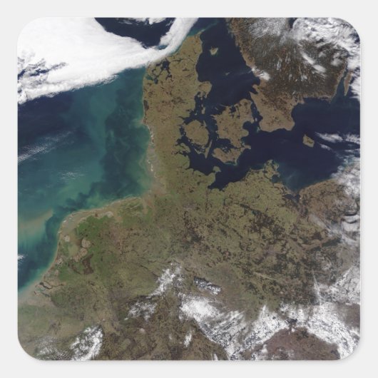 Sticker Carré Europe du Nord-Ouest (Devant)