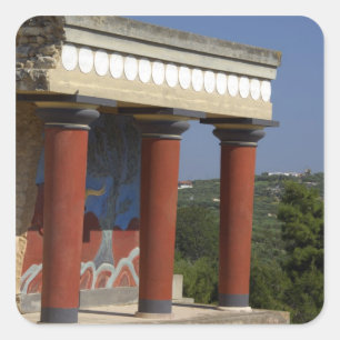 Sticker Carré Europe, Grèce, Crète (alias Kriti), Héraklion