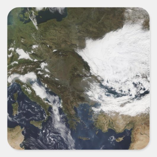 Sticker Carré Europe orientale et australe (Devant)