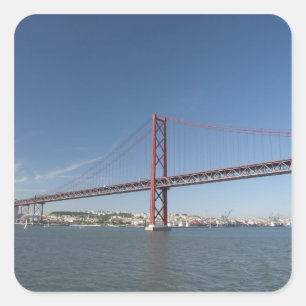 Sticker Carré Europe, Portugal, Lisbonne (Lisboa). Ponte