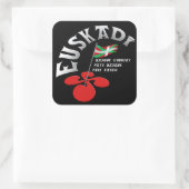 Sticker Carré Euskadi Pays Basque (Sac)