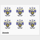 Sticker Carré Evans Family Crest (Feuille)
