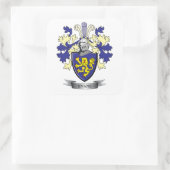Sticker Carré Evans Family Crest (Sac)