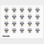 Sticker Carré Evans Family Crest (Feuille)