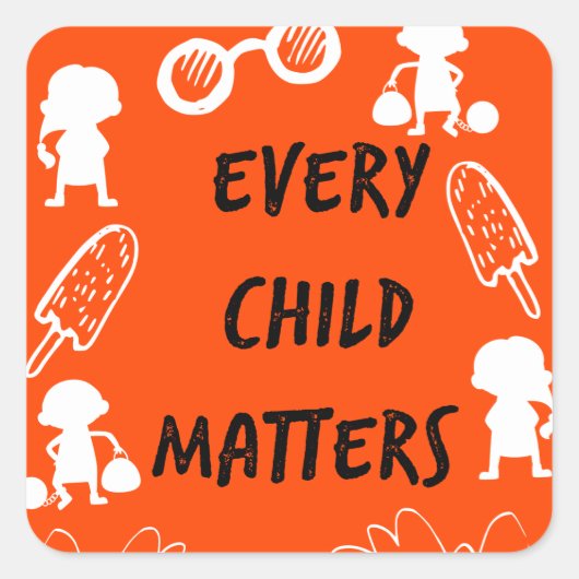 Sticker Carré Every Child Matters (Devant)