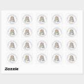 Sticker Carré Ex Libris Bundle Of Books Ex-libris (Feuille)