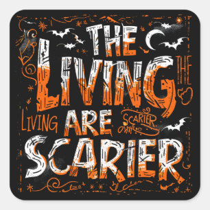 Sticker Carré ExDesigner Personnalisation Halloween