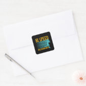 Sticker Carré Exécution - Exécution à haute vitesse (Enveloppe)