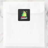 Sticker Carré Exercice cardio Avocado (Sac)