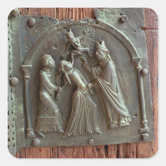 Sticker Carré Exorcisme, panneau de la porte droite, 12e (Devant)