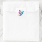 Sticker Carré Exotic Rainbow Hummingbird (Sac)