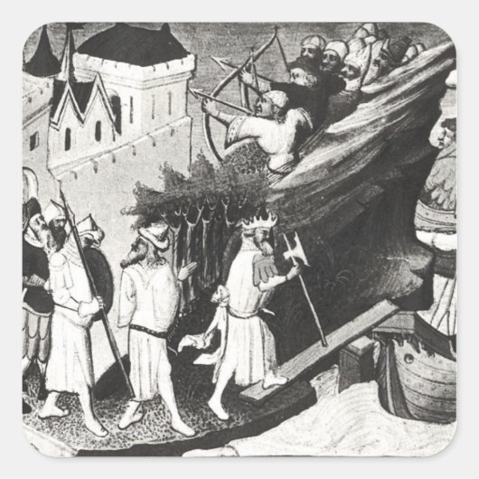 Sticker Carré Expédition contre l'île de Cipangu (Devant)