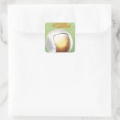 Sticker Carré Explorez l'univers (Sac)