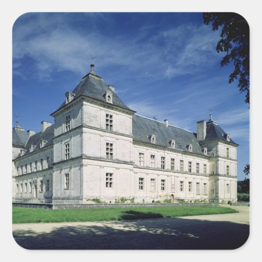 Sticker Carré Extérieur du château, construit c.1546 (Devant)