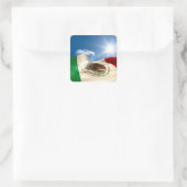 Sticker Carré Extraction de l'indicateur Numériquement Mexique g (Sac)