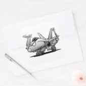 Sticker Carré F/A-18 Hornet (Enveloppe)