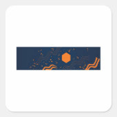 Sticker Carré F-Caw-F Classic Minimal Clean (Devant)