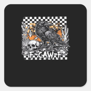 Sticker Carré F-Caw-F Classique Cool