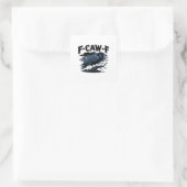 Sticker Carré F-Caw-F Classique Créatif Décontracté (Sac)