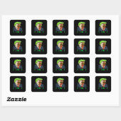 Sticker Carré F-Caw-F Poulet Essential Simple Clean (Feuille)