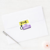 Sticker Carré F le Binaire (Enveloppe)