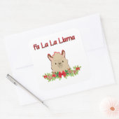 Sticker Carré Fa La Llama (Enveloppe)