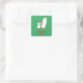 Sticker Carré Fa La Llama (Sac)