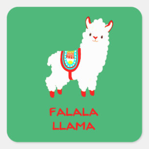 Sticker Carré Fa La Llama