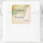 Sticker Carré Fab Chartreuse Mariage Extraordinaire Abstrait (Sac)