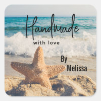 Fabriqué avec Love Starfish sur une plage de sable