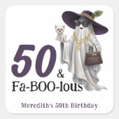 Sticker Carré Fabuleux 50e anniversaire des femmes Fantômes d'Ha (Devant)