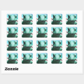 Sticker Carré Face de grenouille (Feuille)